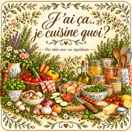J’ai ça… je cuisine quoi ?